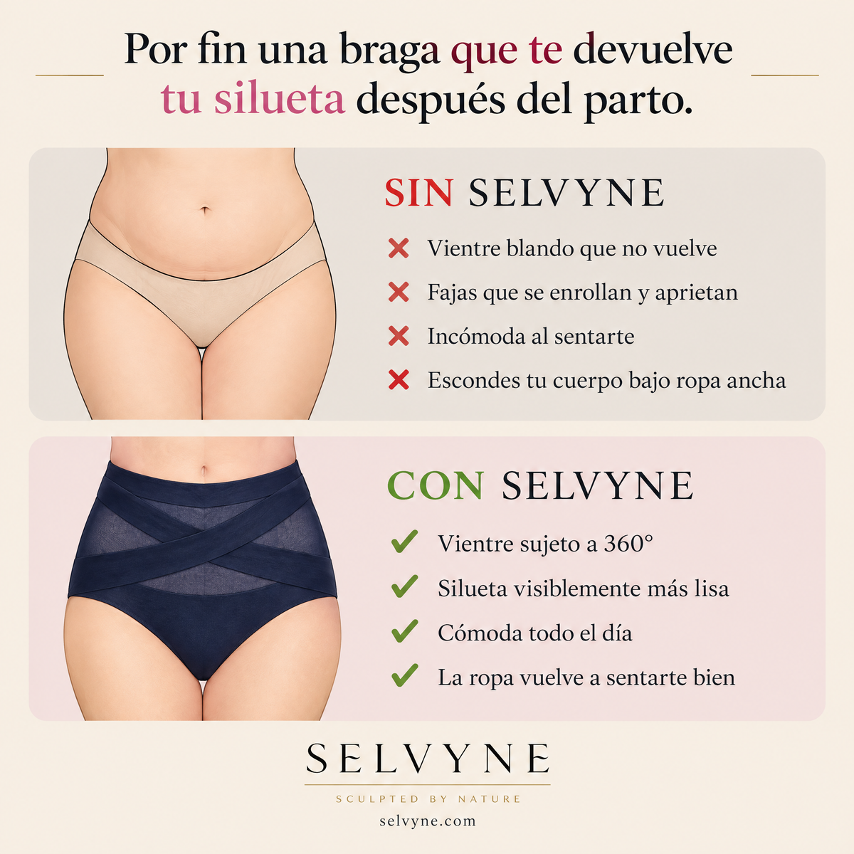 Sin Selvyne vs con Selvyne